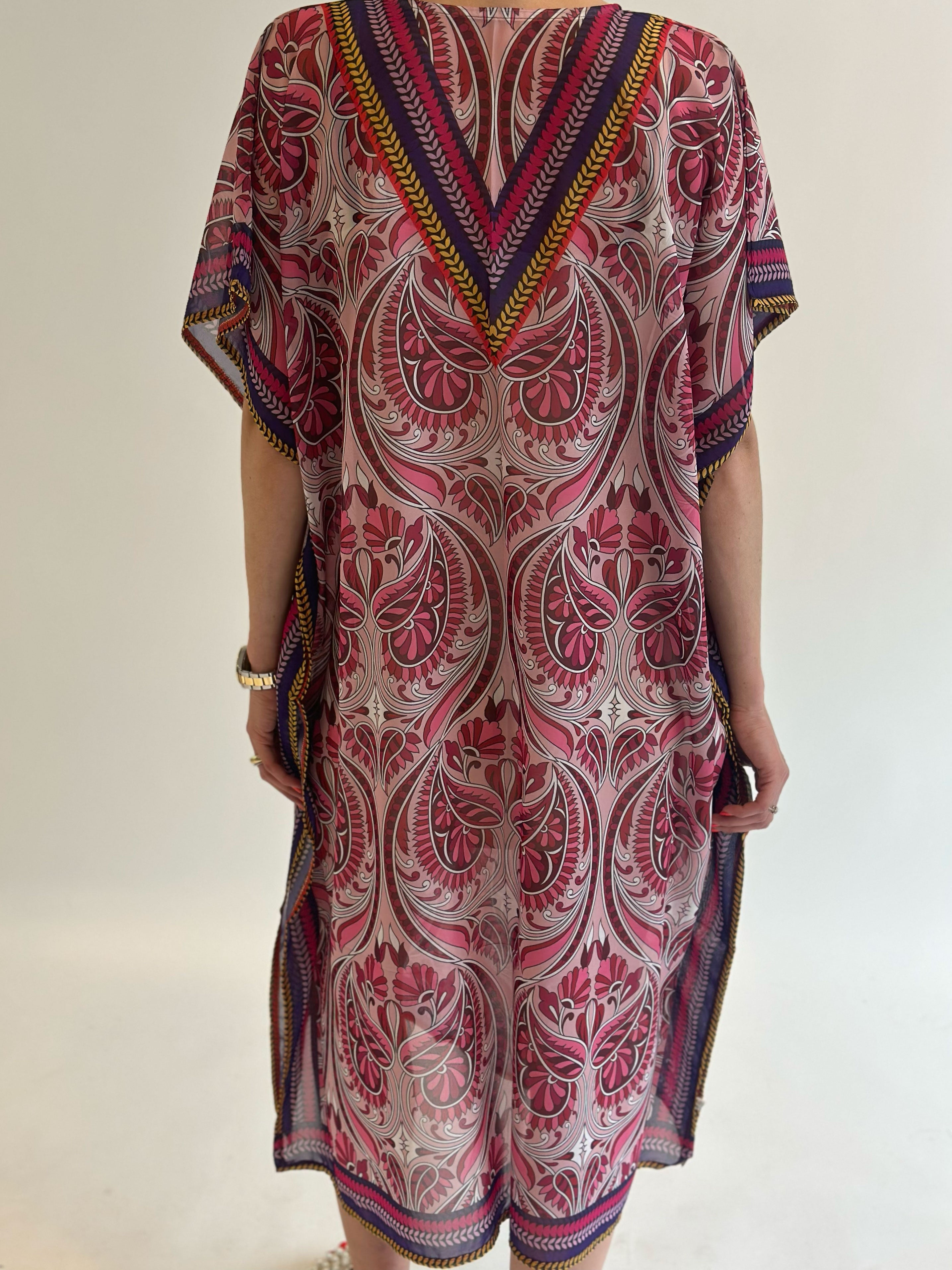 Marta - Lang tunika med mønster